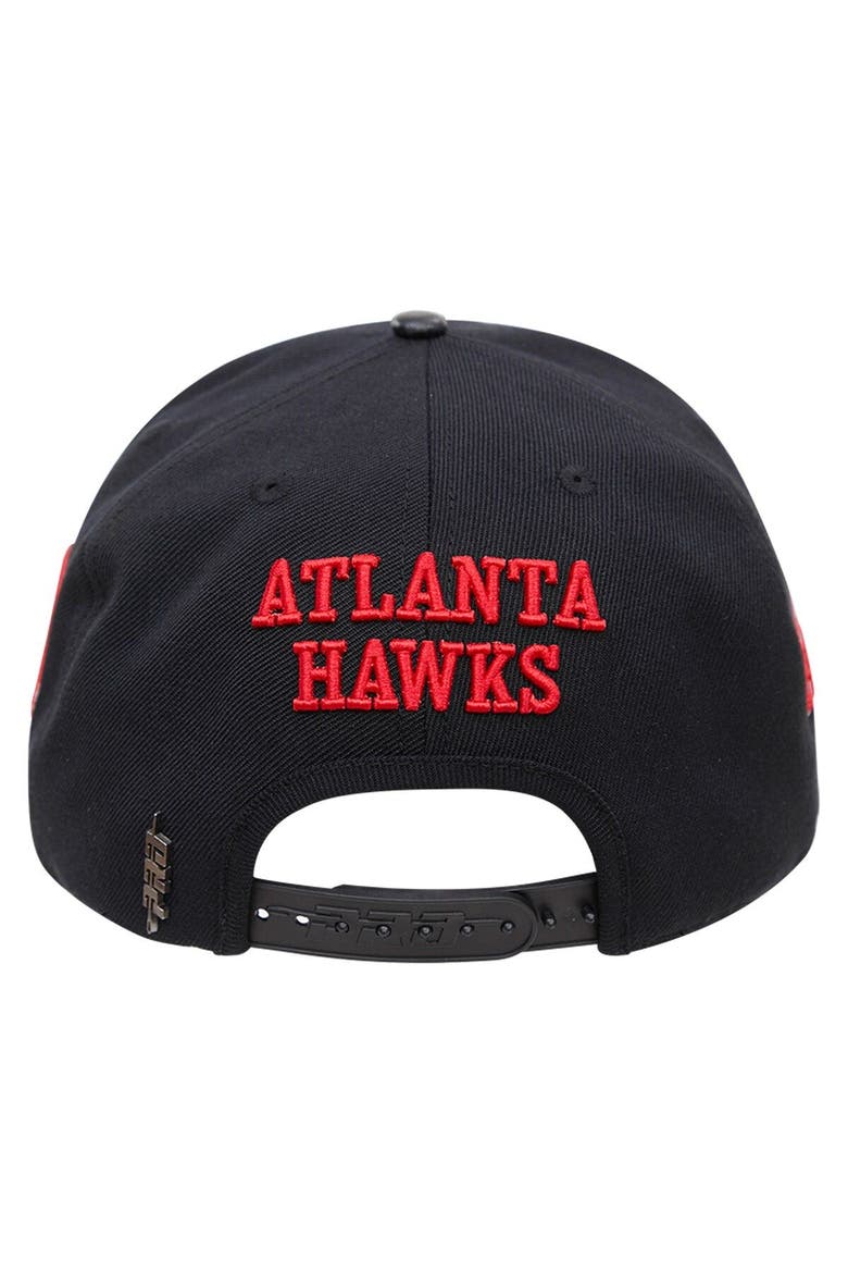 Men's Pro Standard Black Atlanta Hawks Mashup Logos Snapback Hat, Alternate, color, Black
