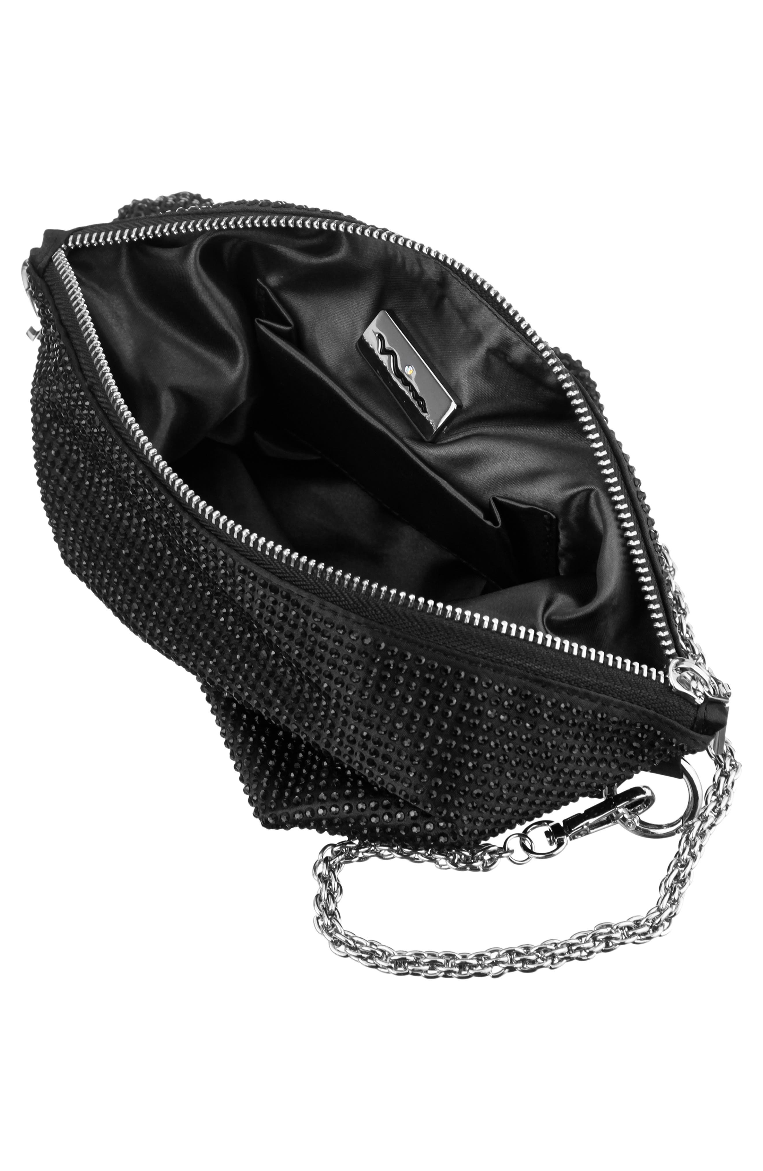 Nina Soho Shoulder Bag, Alternate, color, Black