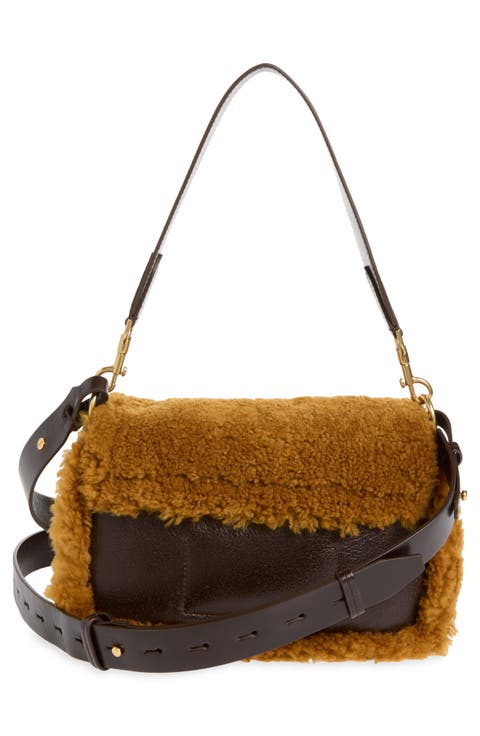 Mortimer Shearling Crossbody Bag