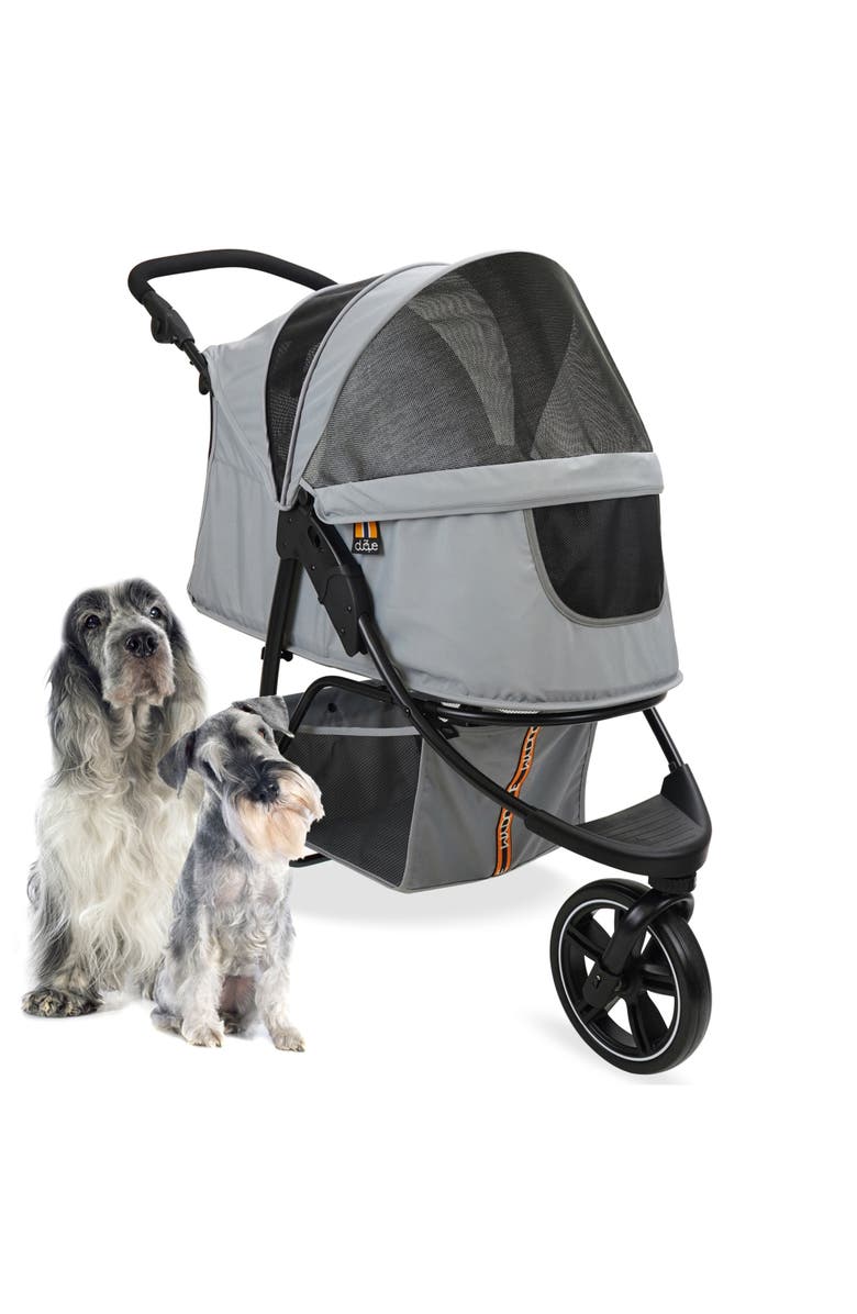 My Duque Cooper Pet 3 Wheeler Stroller, 33 Pound Capacity, Alternate, color, Gray