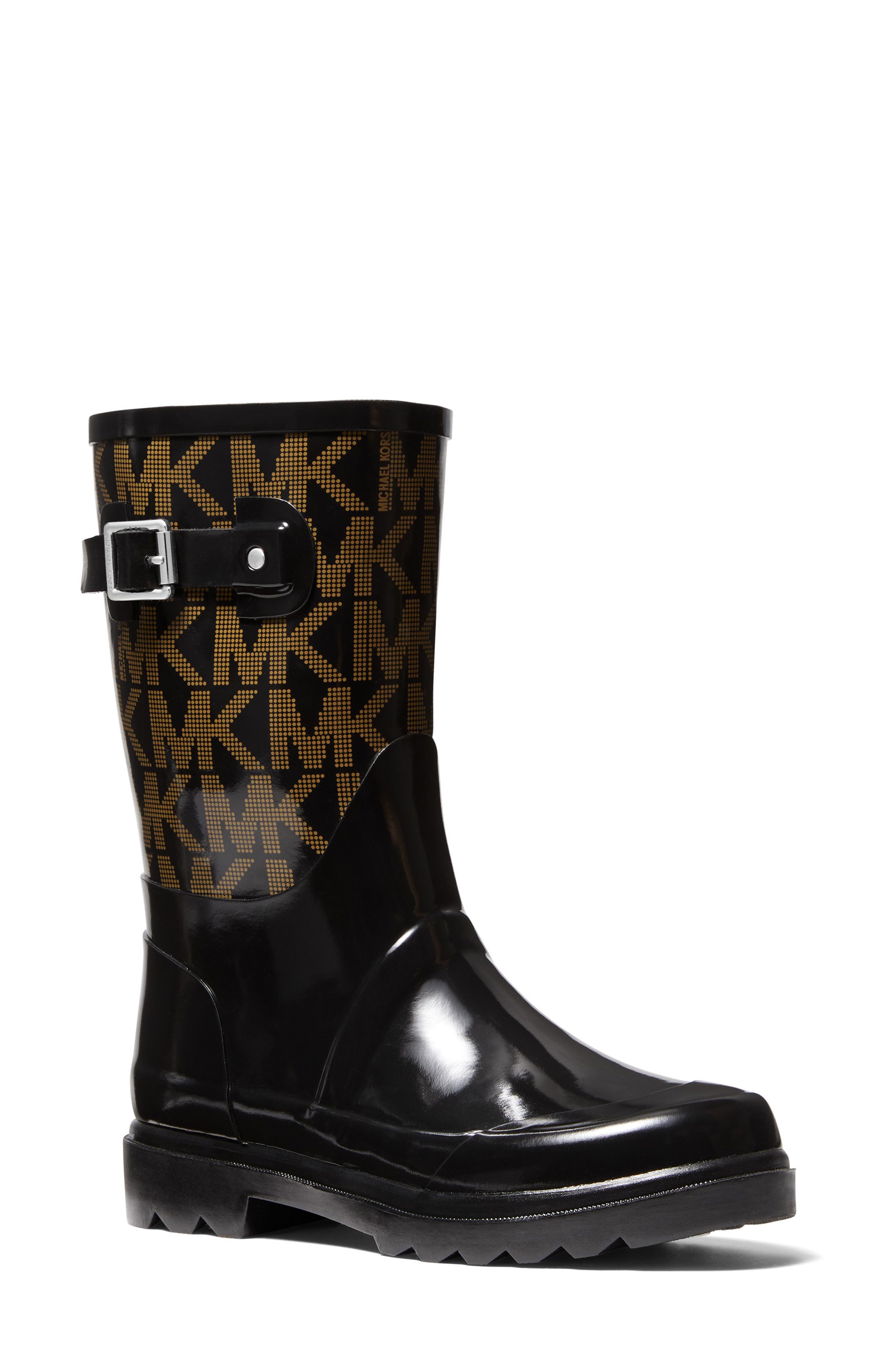 MICHAEL Michael Kors 'Logo - Mid' Rain Boot, Main, color, 