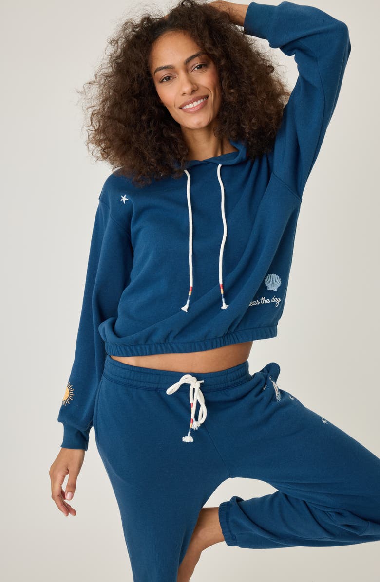 PJ Salvage Martime Hoodie, Alternate, color, Harbor