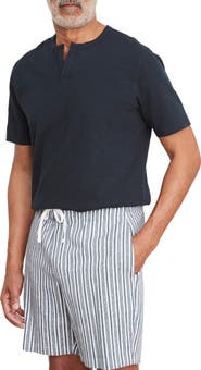 Vince Cabana Stripe Cotton Drawstring Shorts