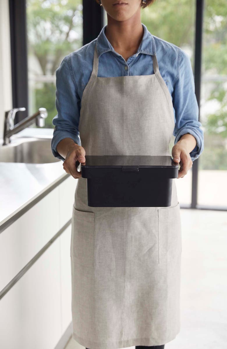 Yamazaki Small Airtight Pet Food Storage Container, Alternate, color, Black