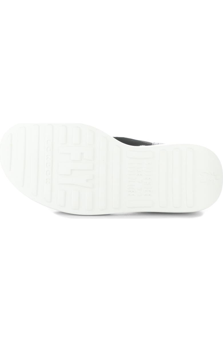 Fly London Daif Platform Wedge Sandal, Alternate, color, 000 Black