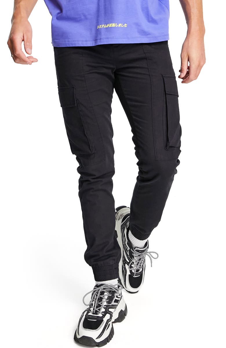 ASOS DESIGN Slim Fit Cargo Trousers, Main, color,