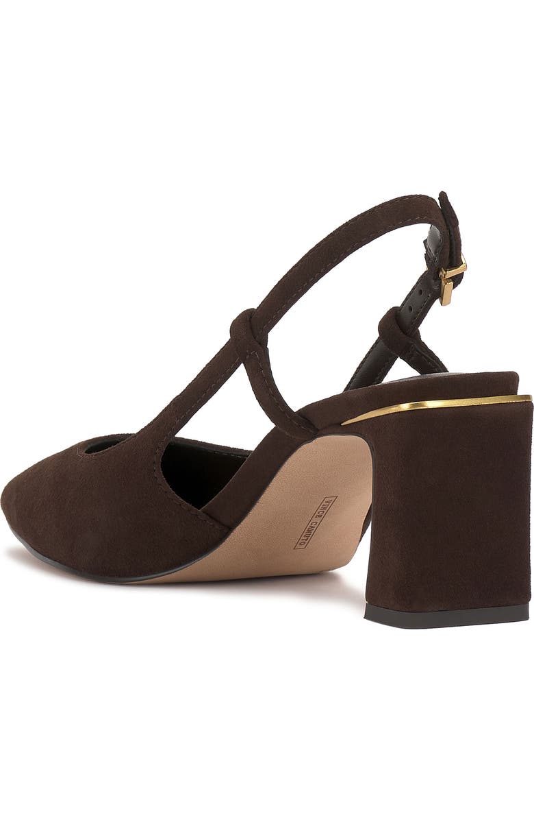 Vince Camuto Haslie Slingback Sandal, Alternate, color, Brownie Torano Suede