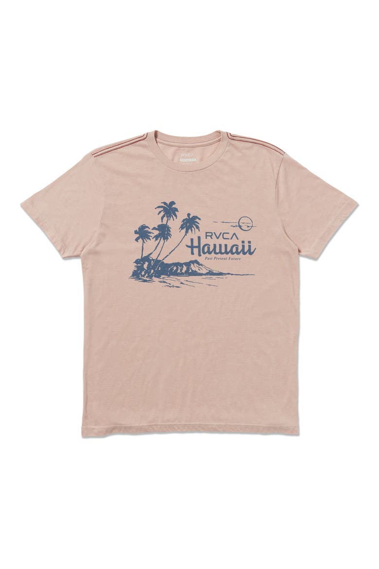Luau Vistas Slim Fit Graphic T-Shirt, Alternate, color, PALE MAUVE