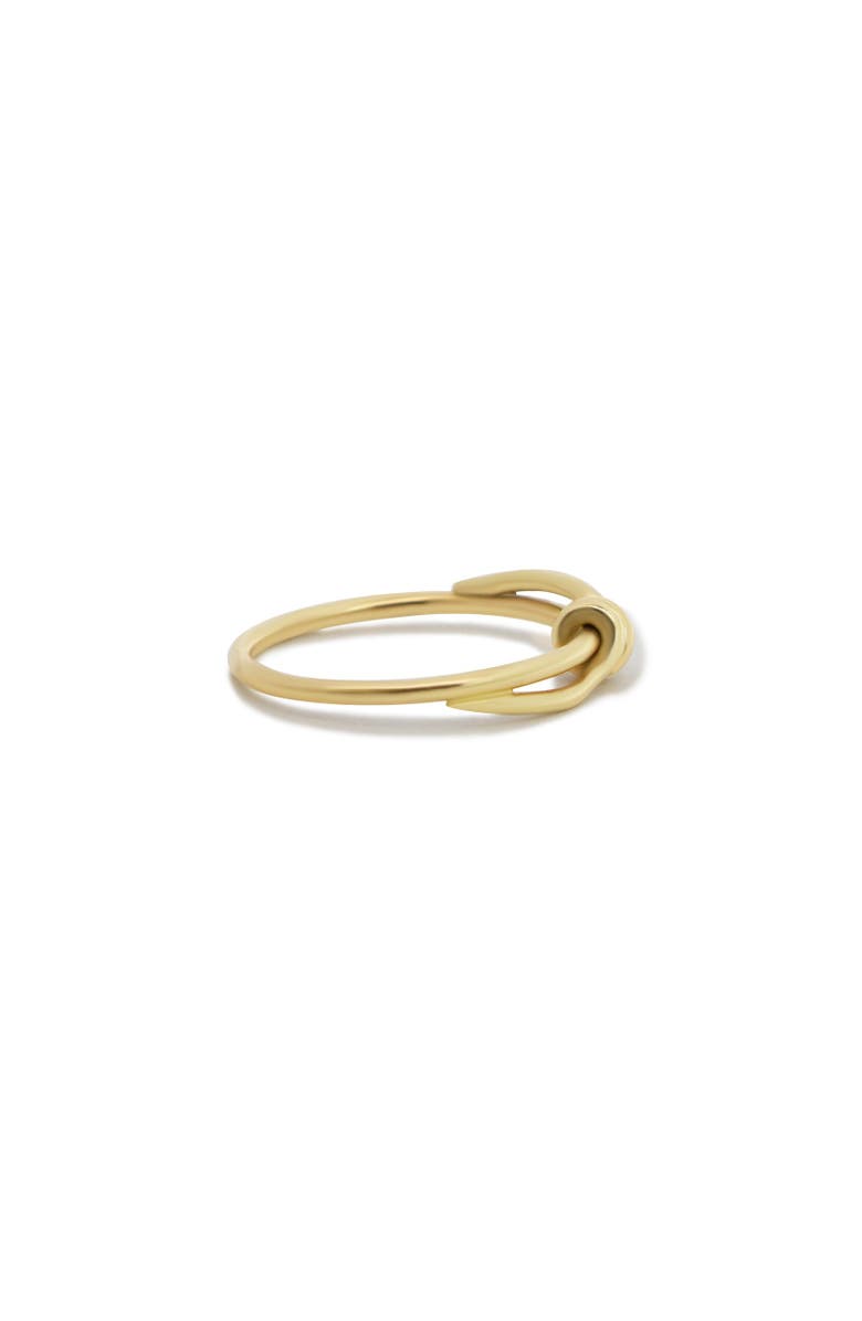 The Lovery Fine Jewelry Gold Knot Ring, Alternate, color, Yellow Gold