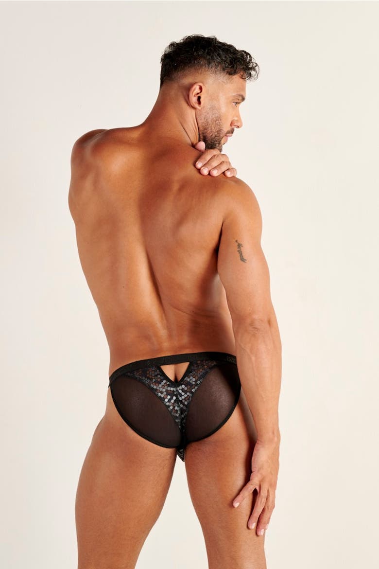 Pure Seduction Tanga Briefs, Alternate, color, Black