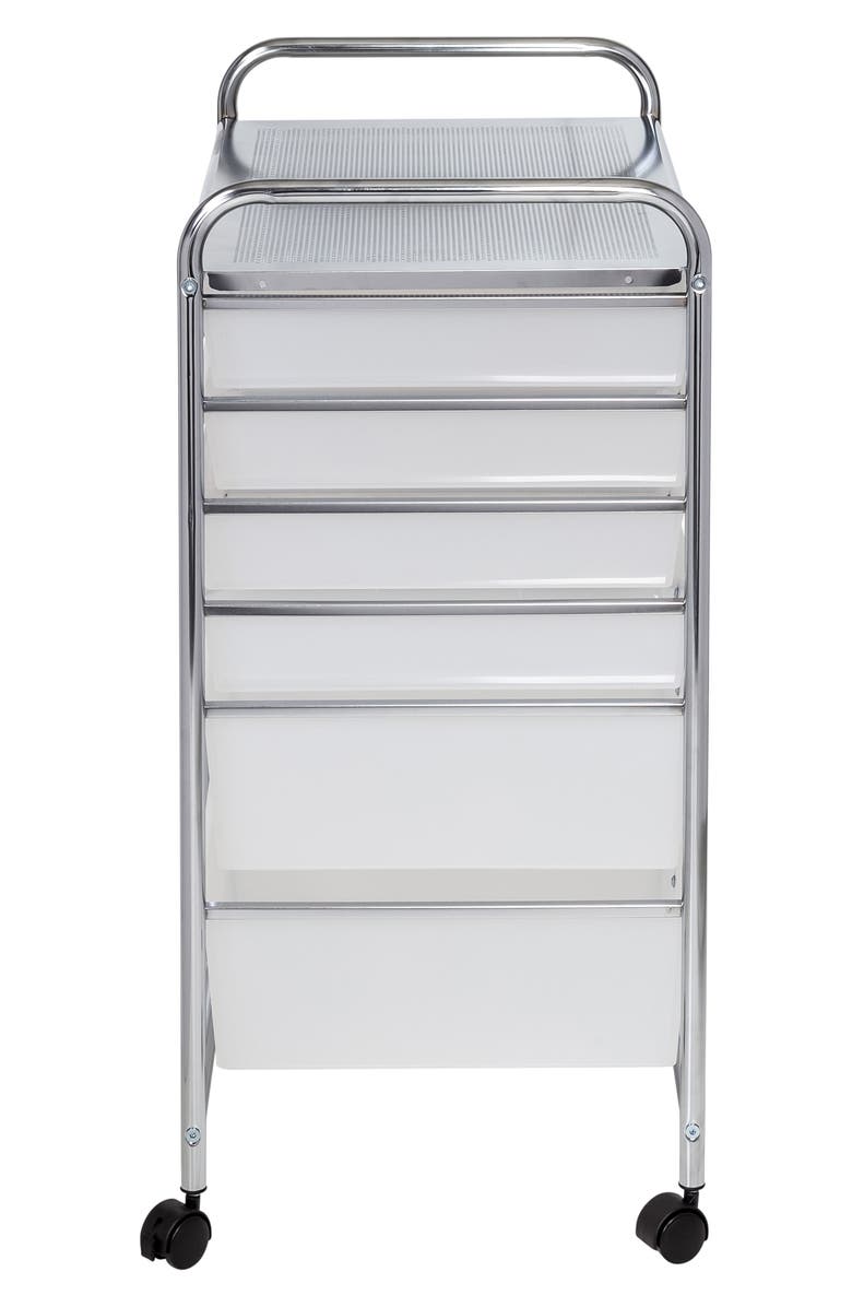 HONEY-CAN-DO 12-Drawer Rolling Storage Cart, Alternate, color,