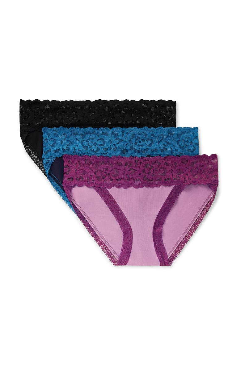 Adore Me Joanie Bikini Bikini Panties, Main, color, Black