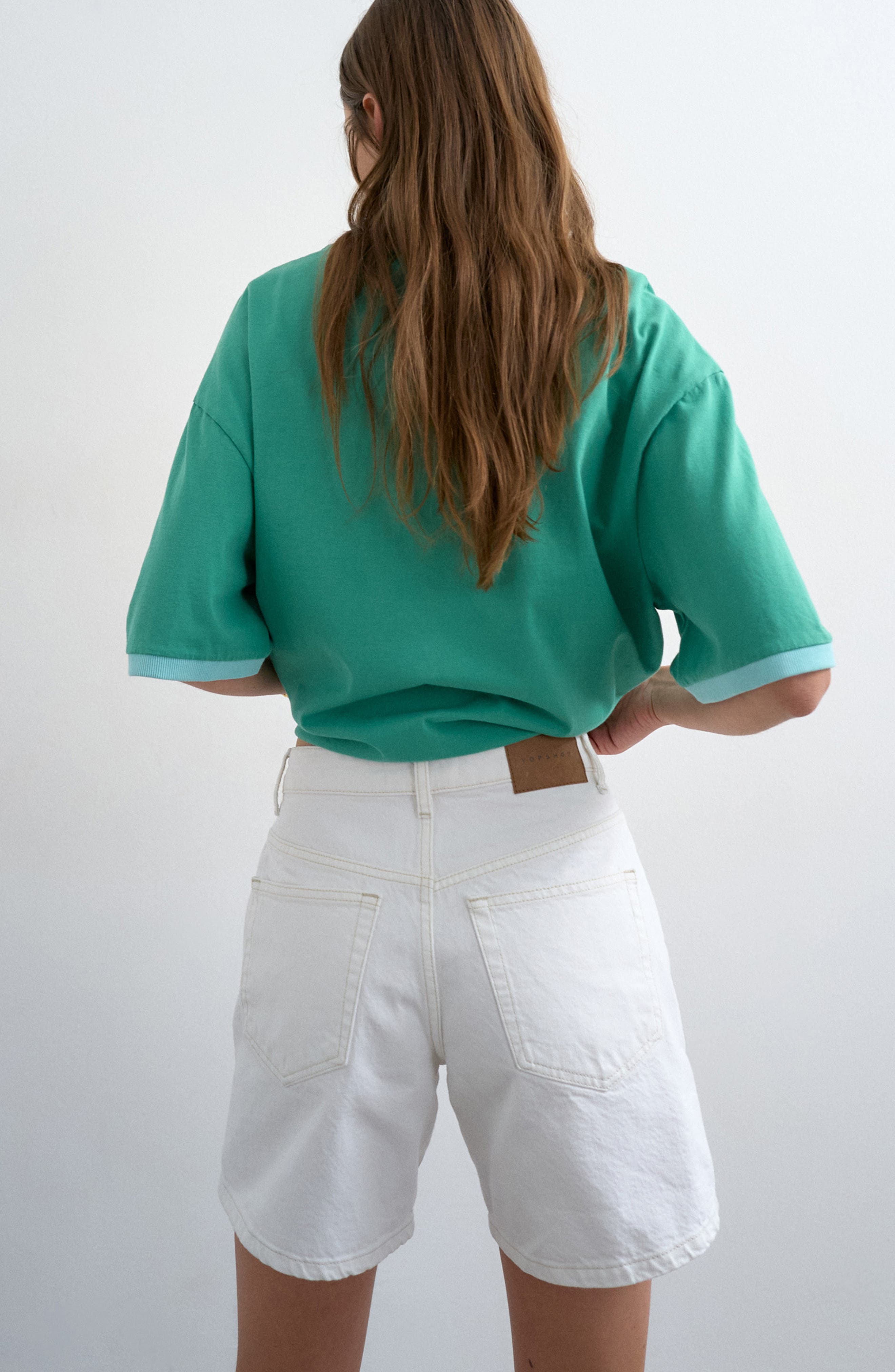 Editor Mid Rise Denim Shorts - image 2
