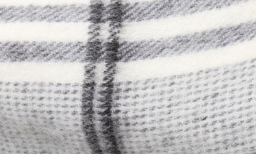 Allsaints Oversize Brushed Check Scarf In Ecru 254