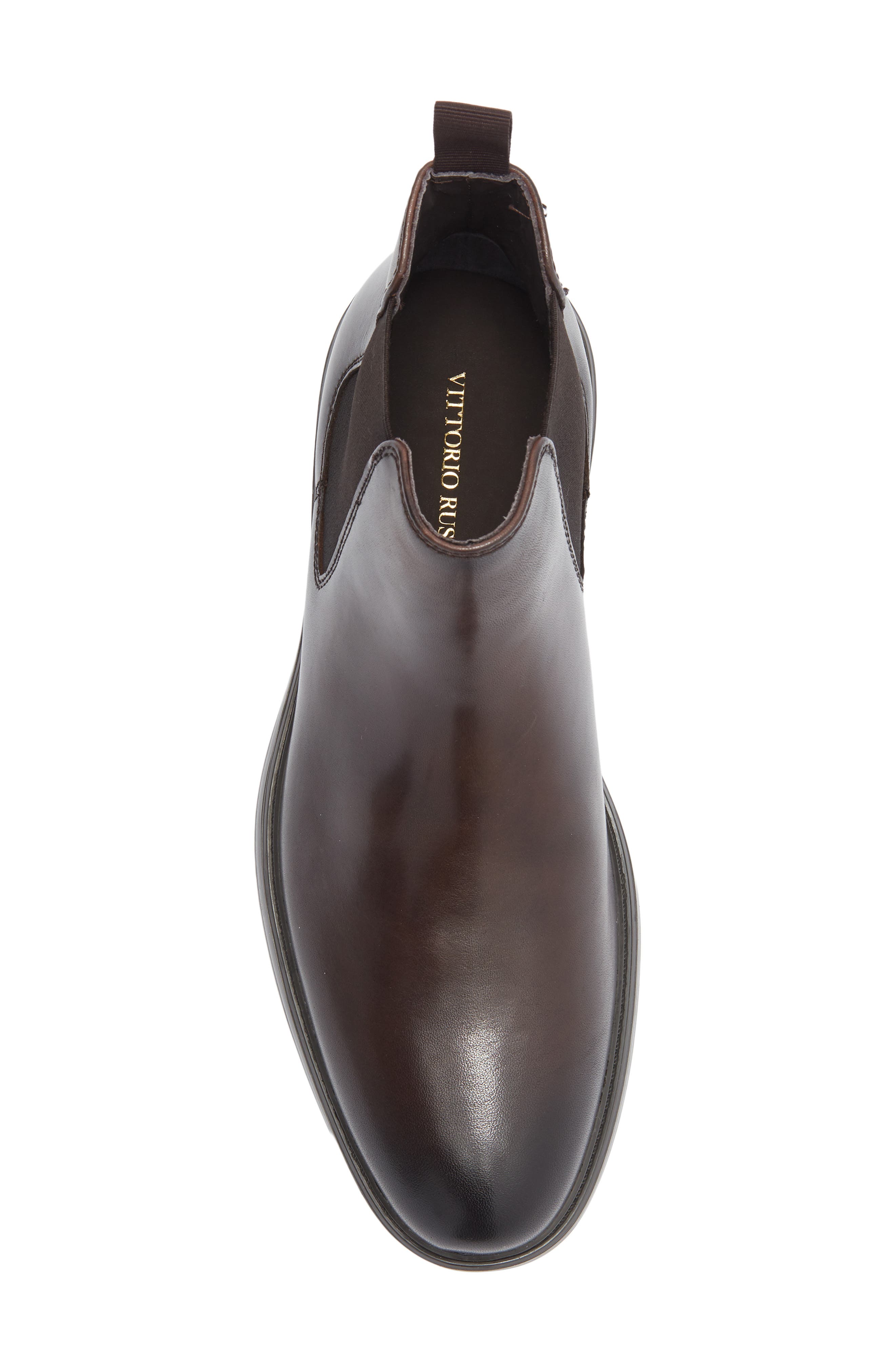 VITTORIO RUSSO Peter Chelsea Boot, Alternate, color, Vit Val Cacao