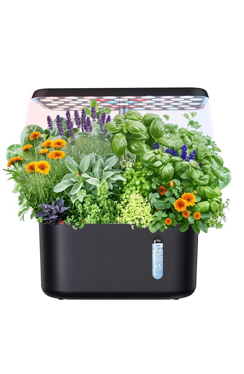 Sonicgrace Indoor Hydroponic Growing System, Main, color, Black