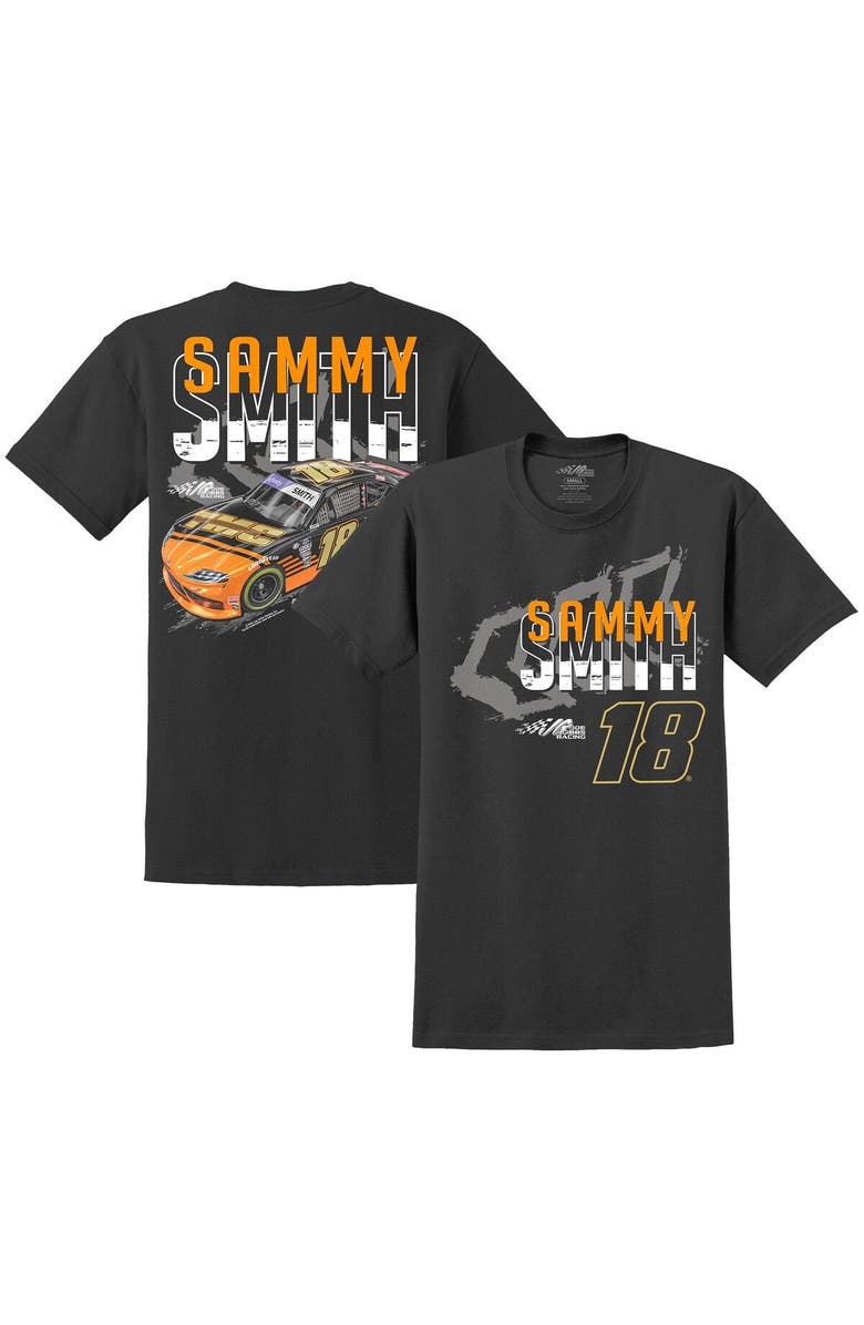 JOE GIBBS RACING TEAM COLLECTION Men's Joe Gibbs Racing Team Collection Black Sammy Smith TMC Car T-Shirt, Main, color, Black