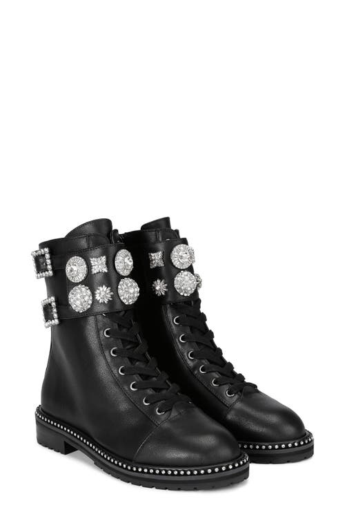 Kurt Geiger London Stoop Combat Boot In Black