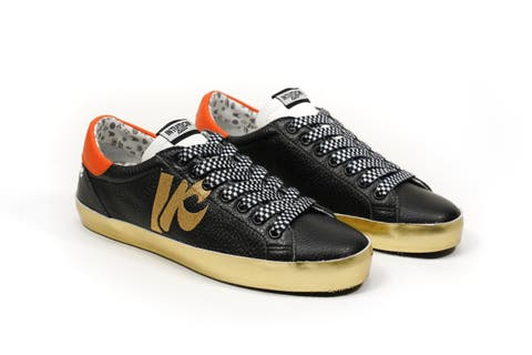 Amore Italian Embroidered Leather Sneaker