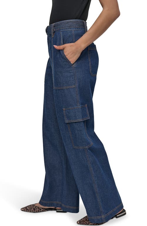 Dkny Womens Textured Top Lightweight Wide Leg Jeans
