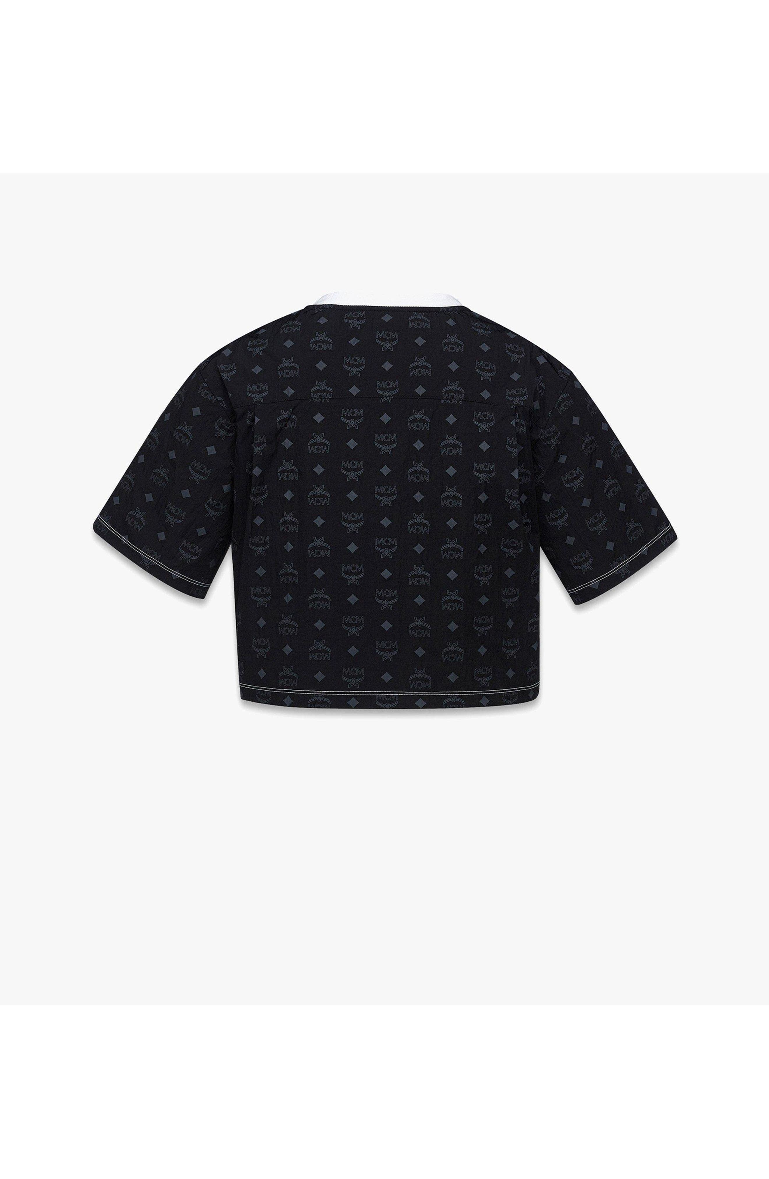 Laurel Cropped T-Shirt in Organic Cotton and Monogram ECONYL - image 2
