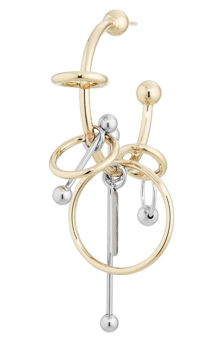 Justine Clenquet Carl Single Hoop Earring, Main, color, 