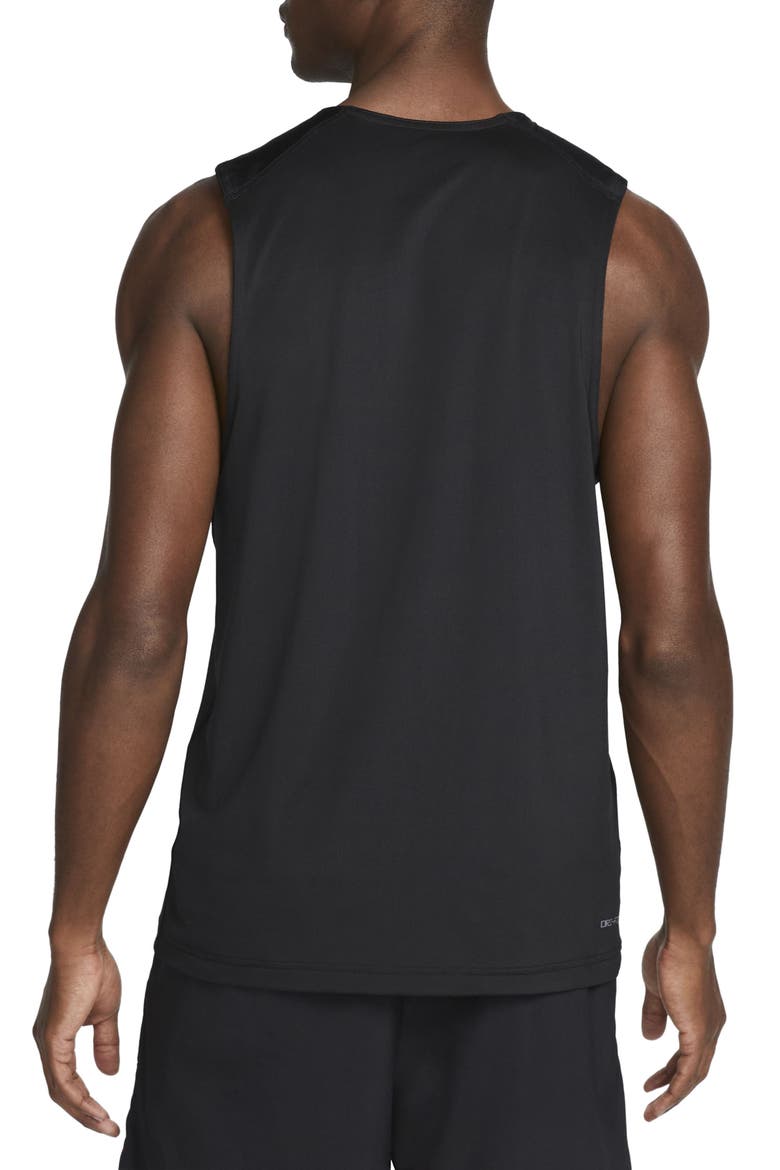 Dri-FIT Ready Tank, Alternate, color, BLACK/COOL GREY/WHITE