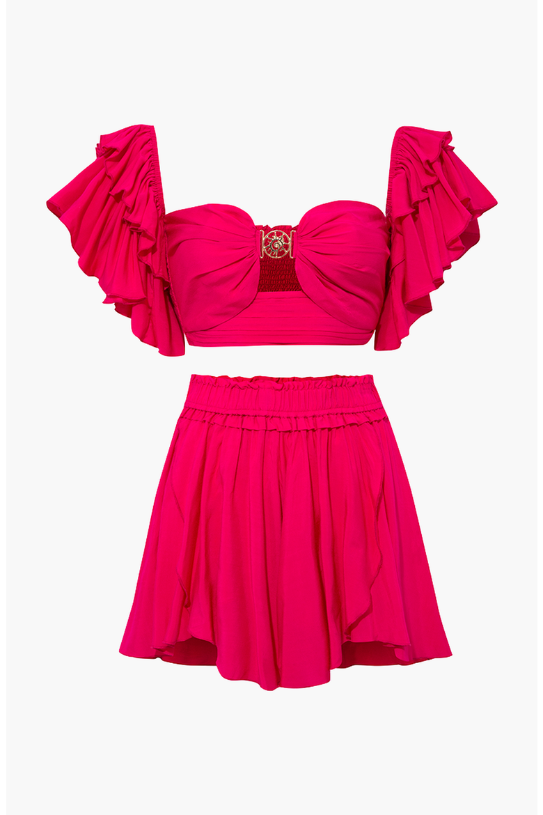 Whimsy Top, Alternate, color, Fuchsia