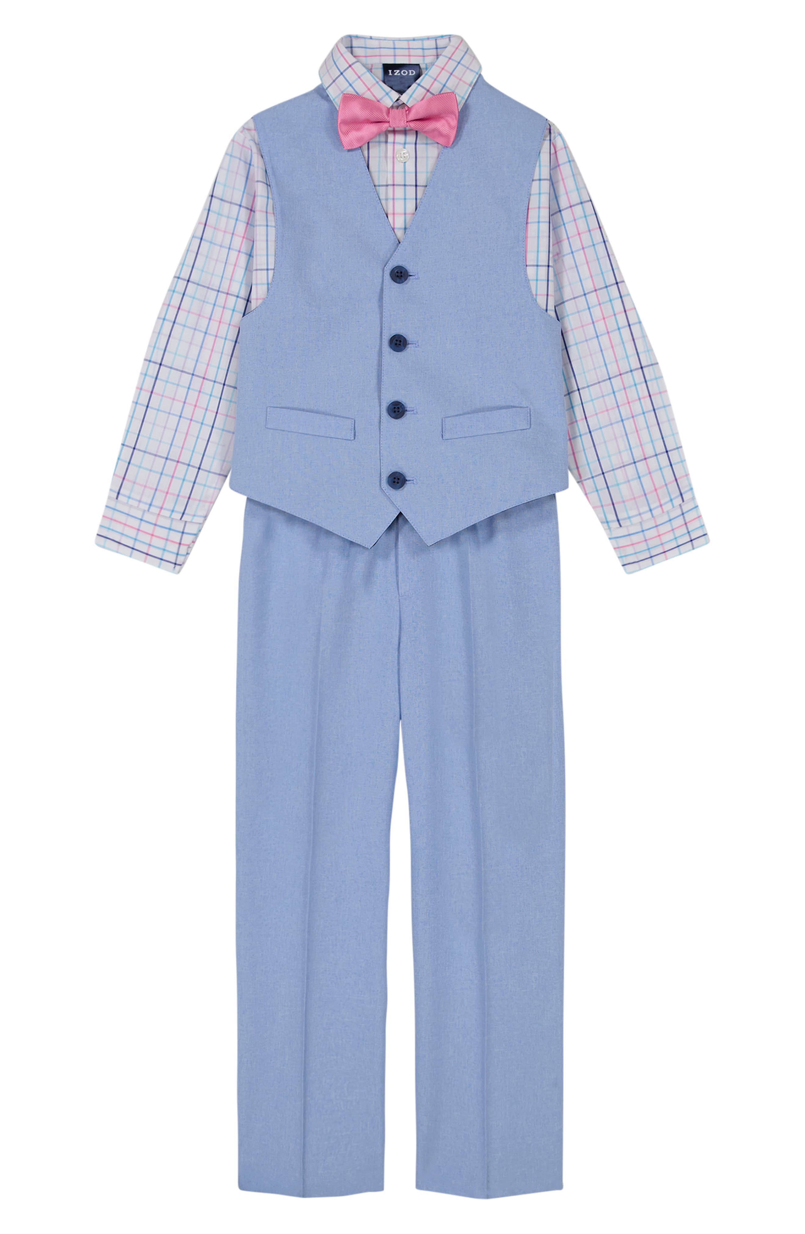 IZOD Kids' Heather Poplin Suit Set