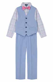 IZOD Kids' Heather Poplin Suit Set