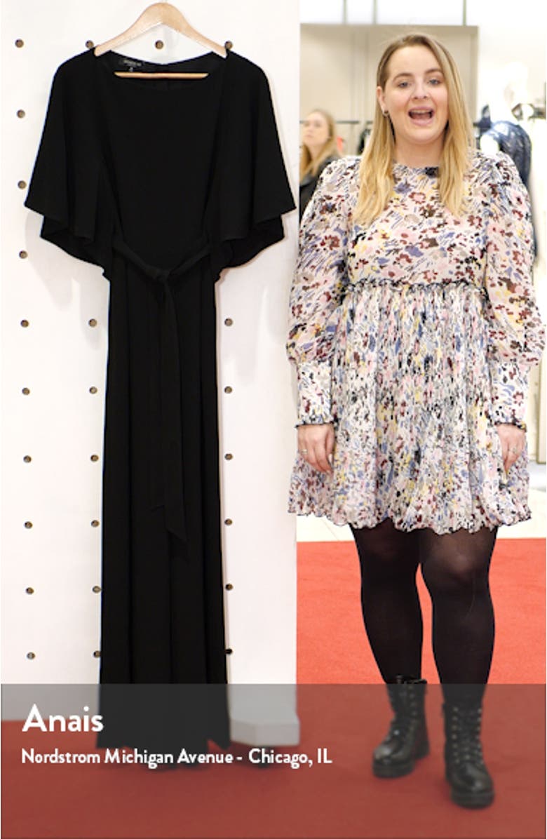 Lafayette Annette Belted Wide Leg Jumpsuit, sales video thumbnail