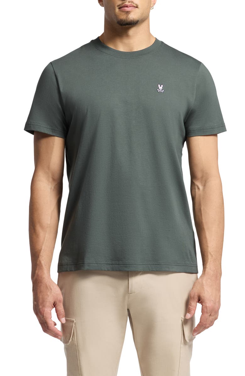 Psycho Bunny Classic Pima Cotton T-Shirt, Main, color, 