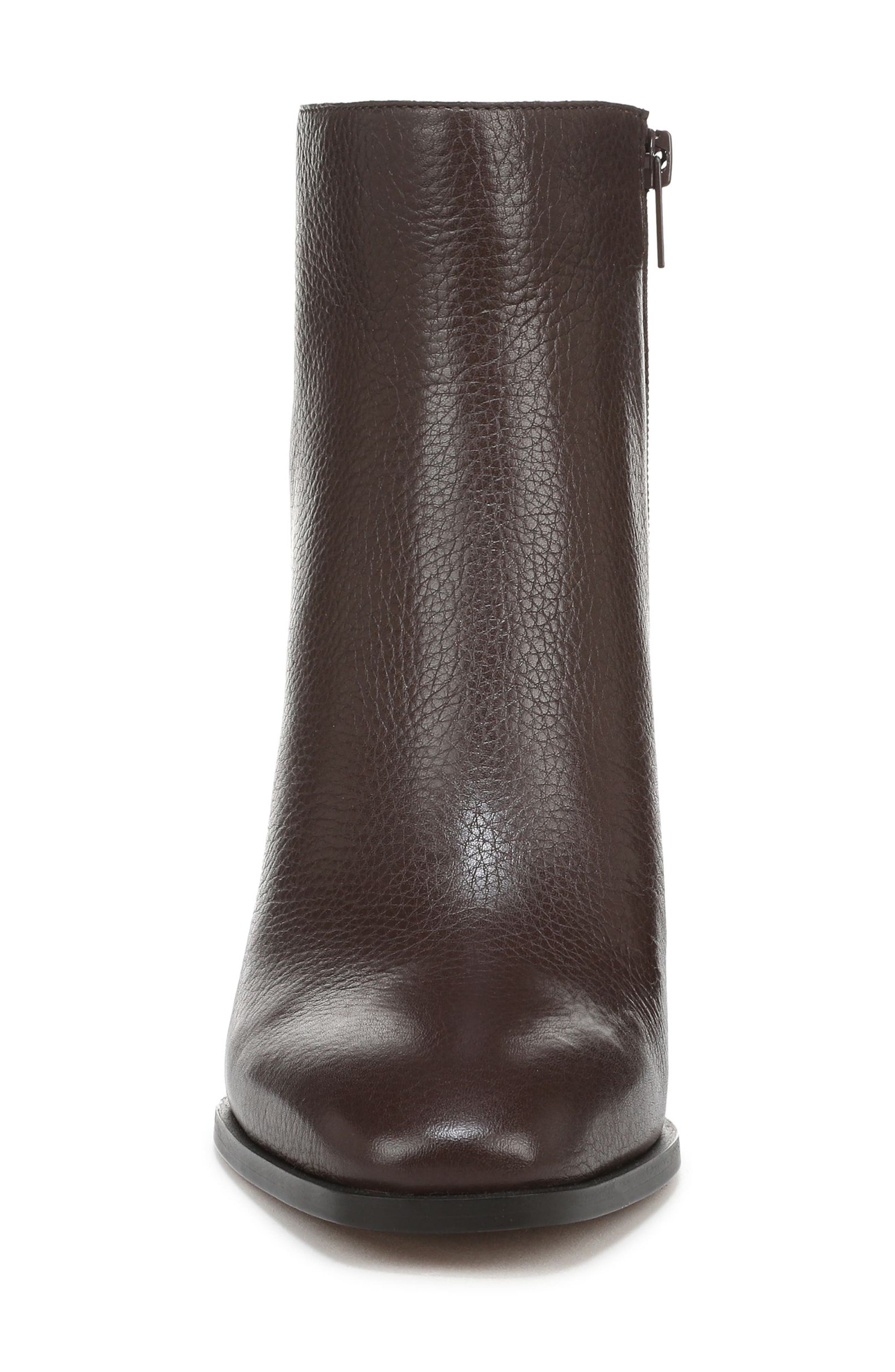 Vionic Vynn Plain Toe Bootie, Alternate, color, Chocolate Ganache