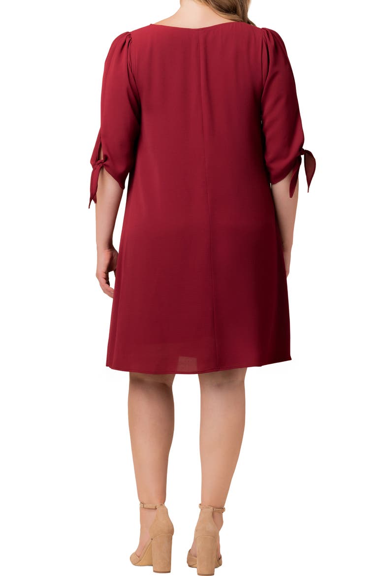 Manhattan Shift Dress, Alternate, color, BERRY