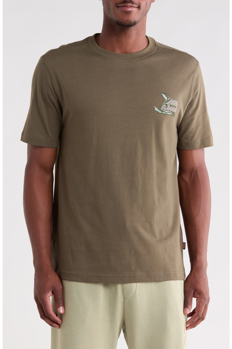 Blueprint Cotton Graphic T-Shirt, Main, color, GREEN