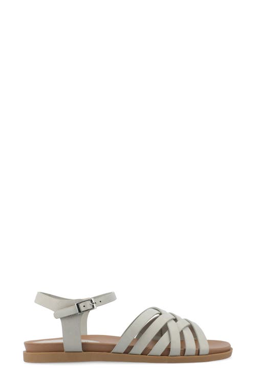 Journee Collection Kimmie Ankle Strap Sandal In Grey