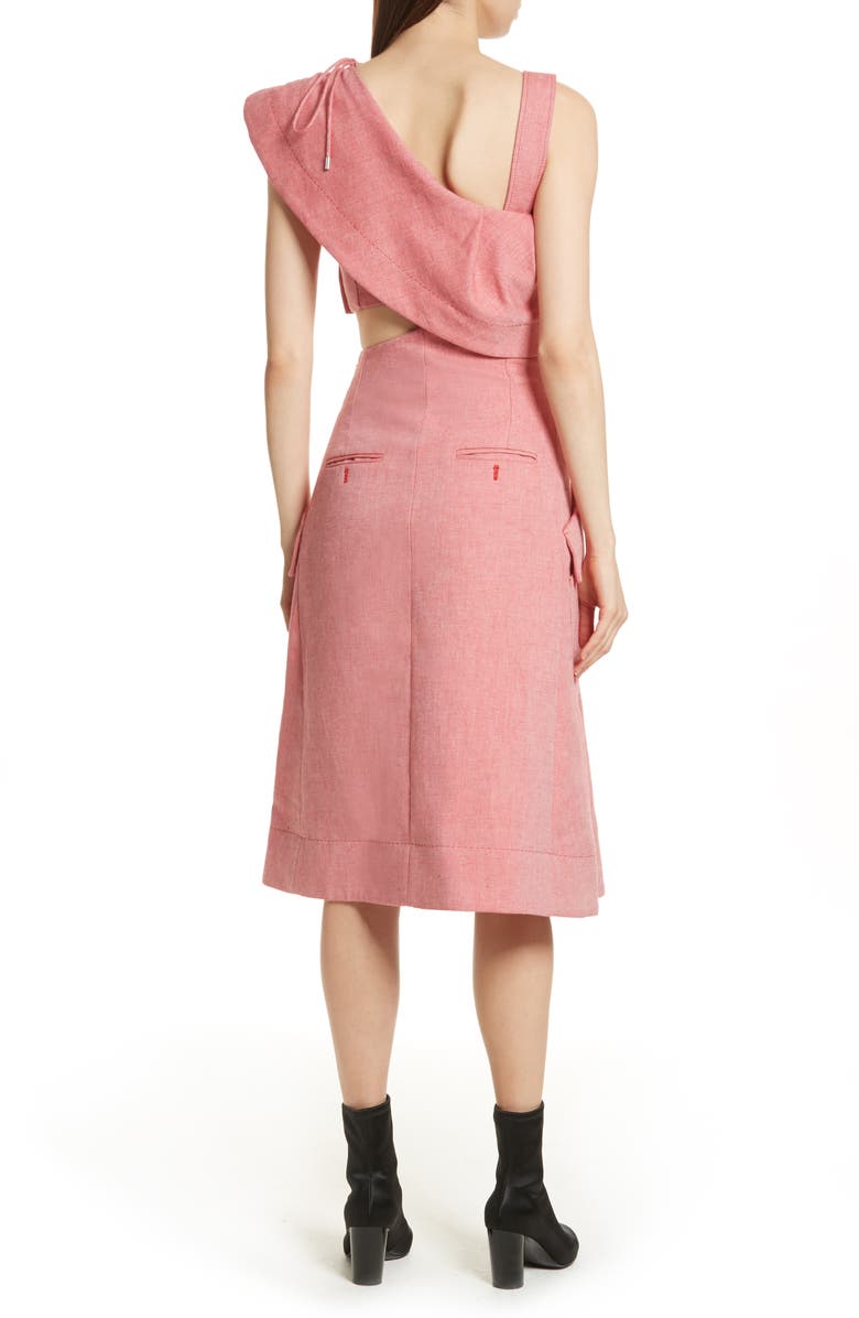 Carven Robe Genou Dress, Alternate, color, 