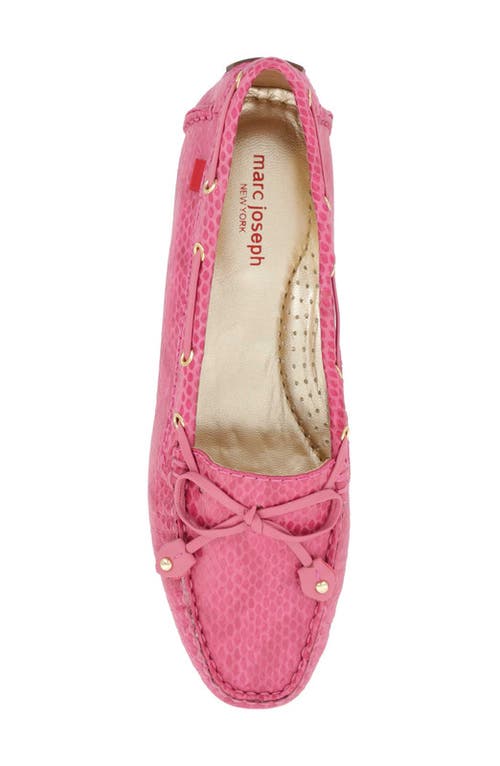 Marc Joseph New York Cypress Hill Leather Tiebow Driver Loafer In Multi