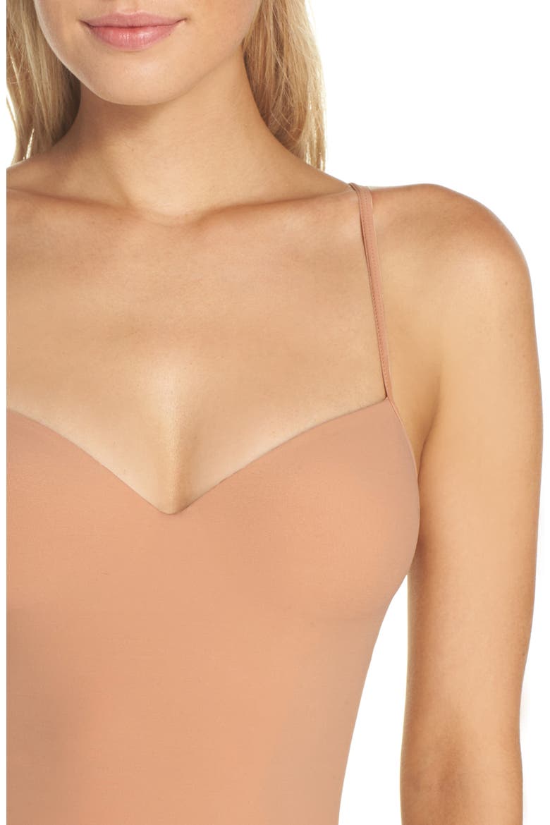 Allure Built-In Bra Camisole, Alternate, color, NUDE