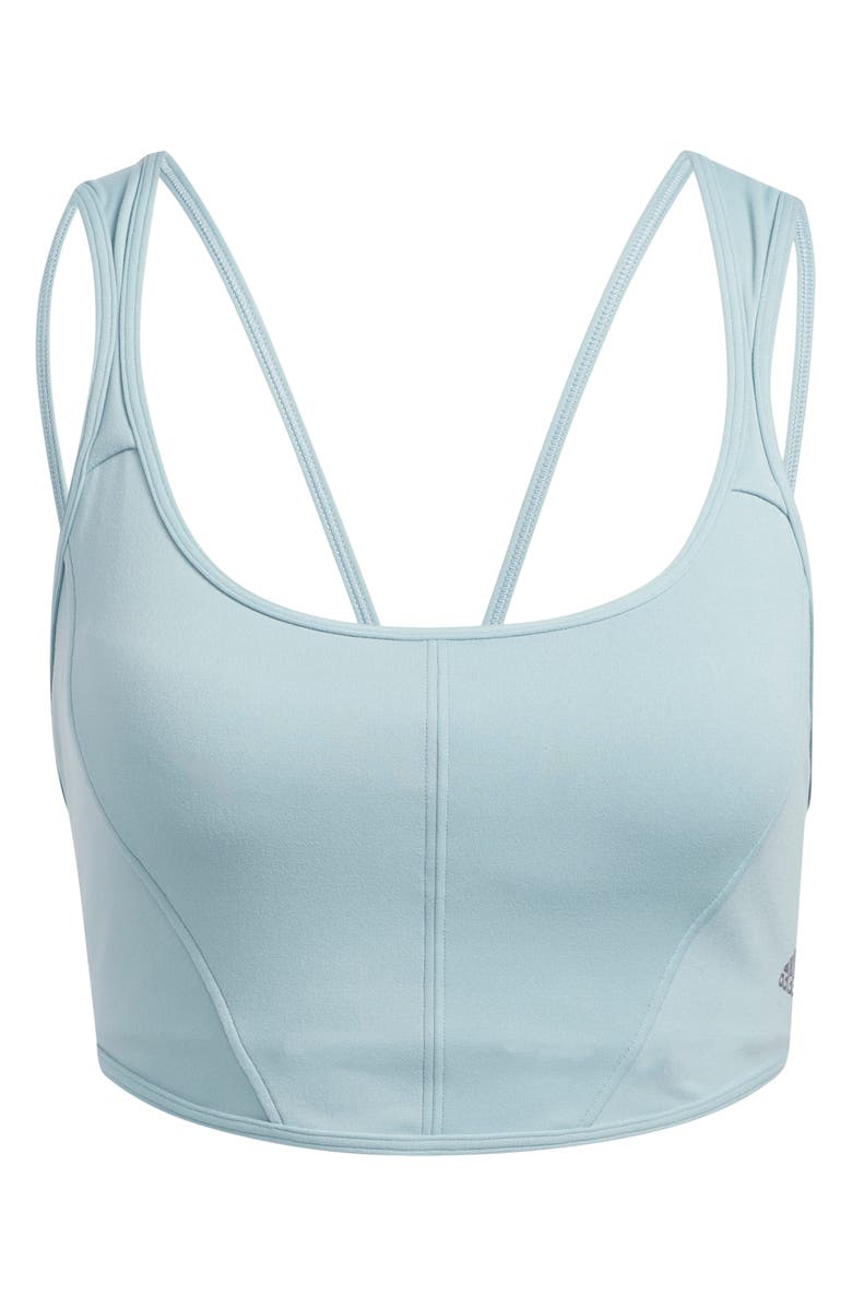 adidas Coreflow Studio Longline Sports Bra, Alternate, color,