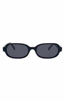 Rebecca Minkoff Chelsea 52mm Slim Rectangular Sunglasses