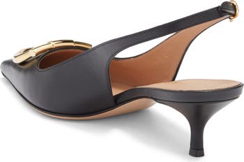 【FERRAGAMO】SARA PUMPS FERRAGAMO Sara Kitten Heel Slingback Pump (Women) | Nordstrom