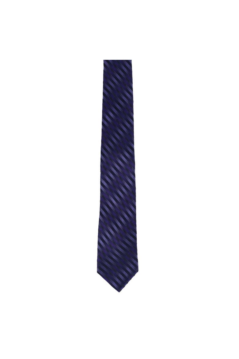 Nathanial Regal Patterned Diagonal Line Silk Business Necktie, Alternate, color, Purple