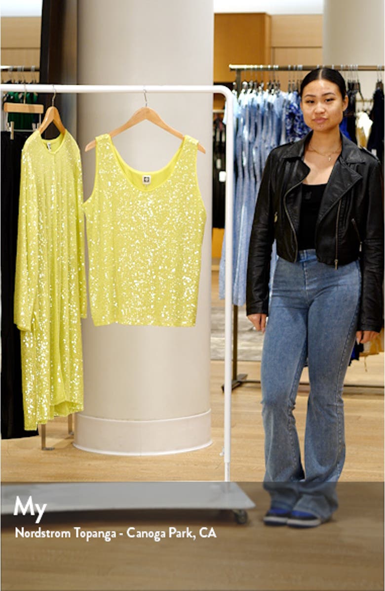 Sequin Double Scoop Tank, sales video thumbnail