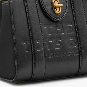 バッグ MARC JACOBS leather turn lock band bag Marc Jacobs The Turnlock Crossbody Tote Bag (Black