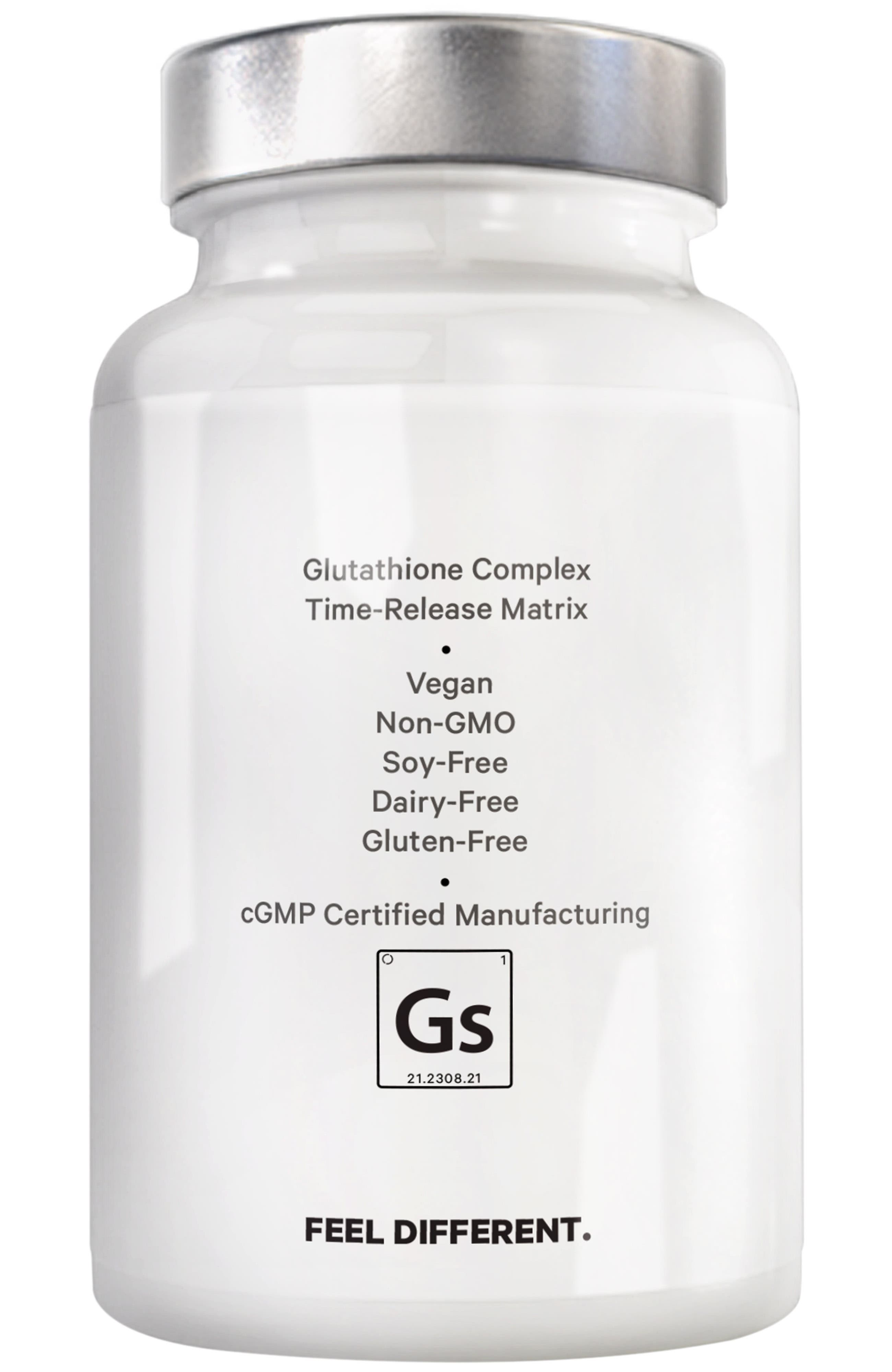 Amen L-Glutathione SR+ Sustained-Release Reduced L-Glutathione Galactomannans Supplement