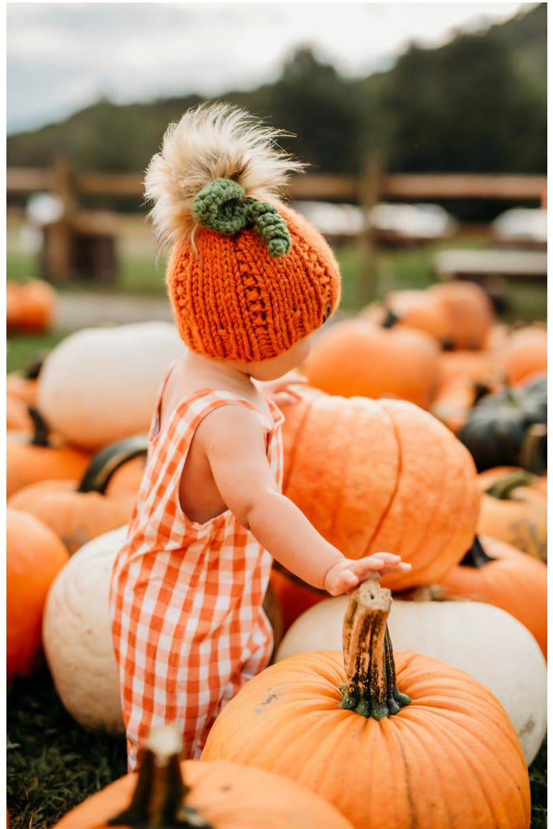 Pumpkin Beanie, Alternate, color, PUMPKIN