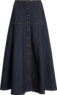 Cinq à Sept Veena A-Line Denim Skirt