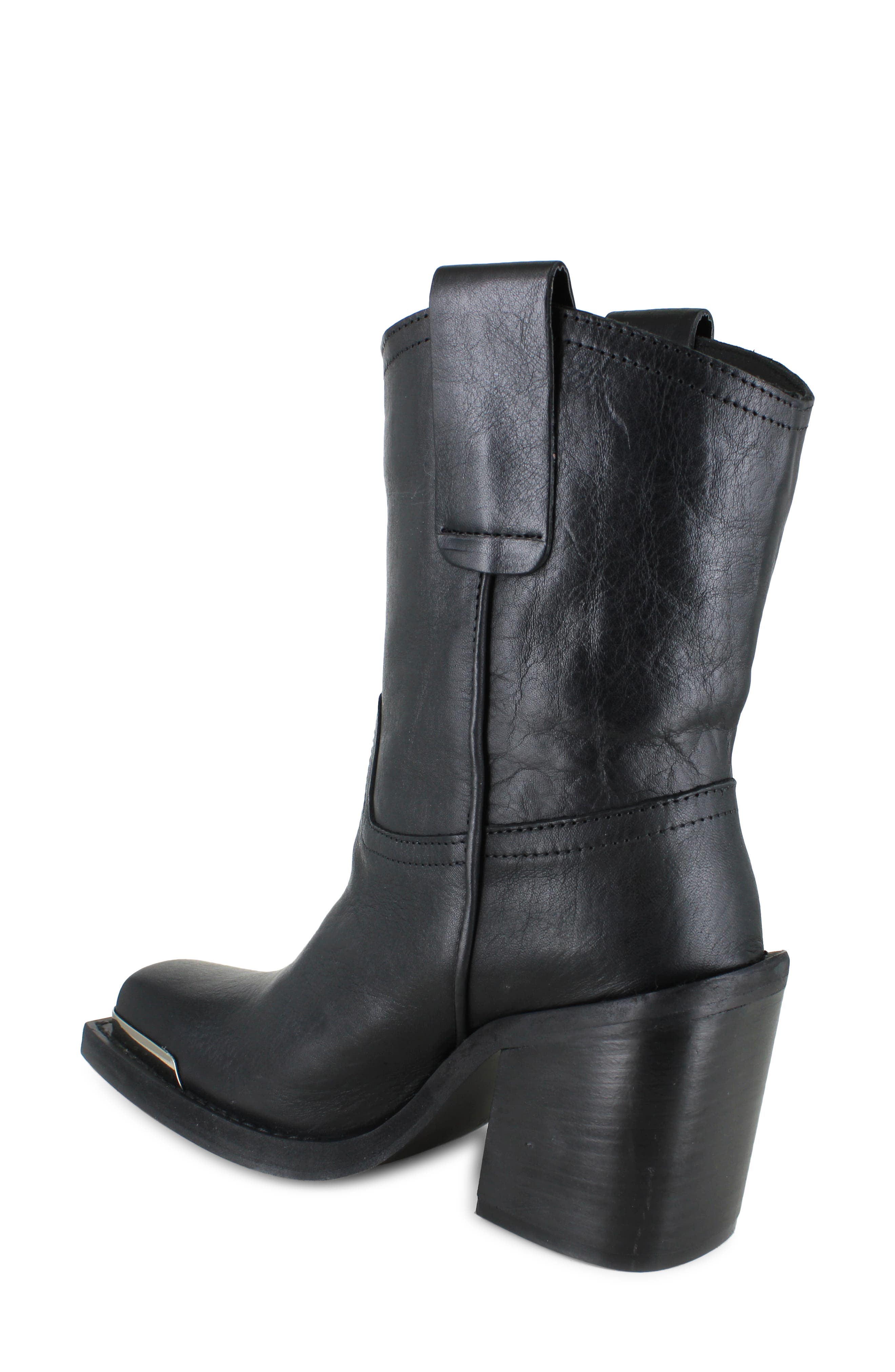 ZIGI Joshi Western Boot, Alternate, color, Black Leather