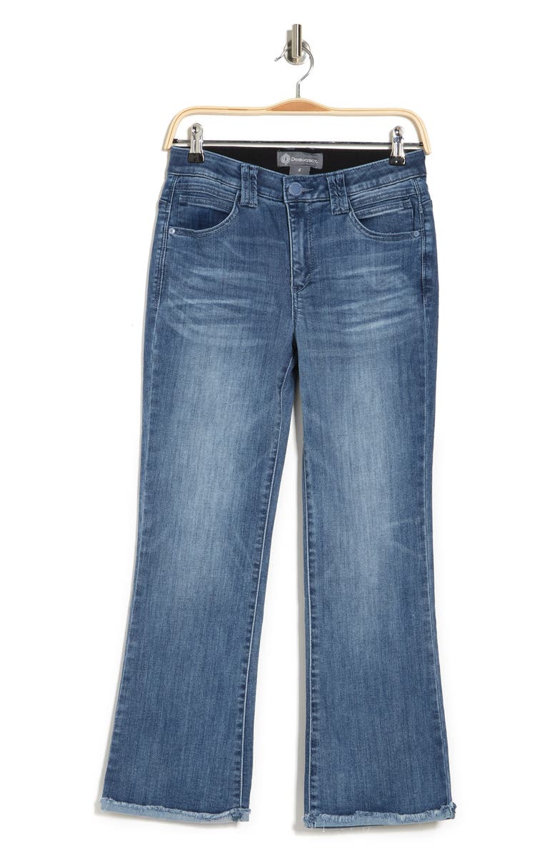 Democracy AB Tech High Rise Frayed Crop Jeans, Alternate, color,